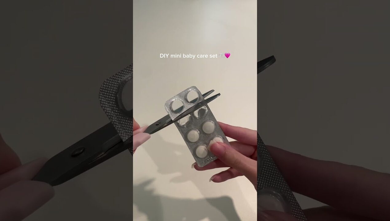 making realistic miniature baby products 💘 #fy #diy #cute #tutorial #mini