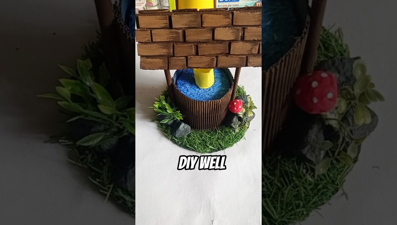 DIY Wishing Well That Looks Expensive 😍 #shorts #trending #homedecor #diy #ideas #well #viral