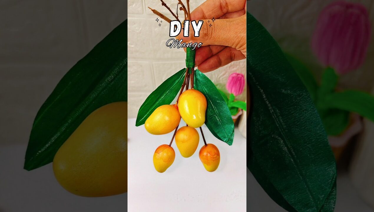 Diy Mango #shorts #viral #diy #trending #crafting #handmade #craft