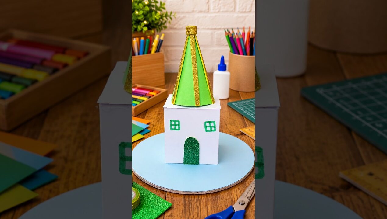 Paper home decoration craft ideas for kids #shorts #ytshorts #viralshort #kids #trending #art #home