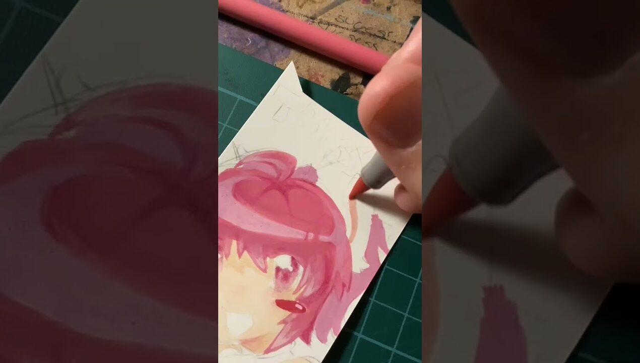 Cute art idea!! #artidea #craft #books #manga #tokyomewmew #ichigo #art #artist #fanart #bookmark