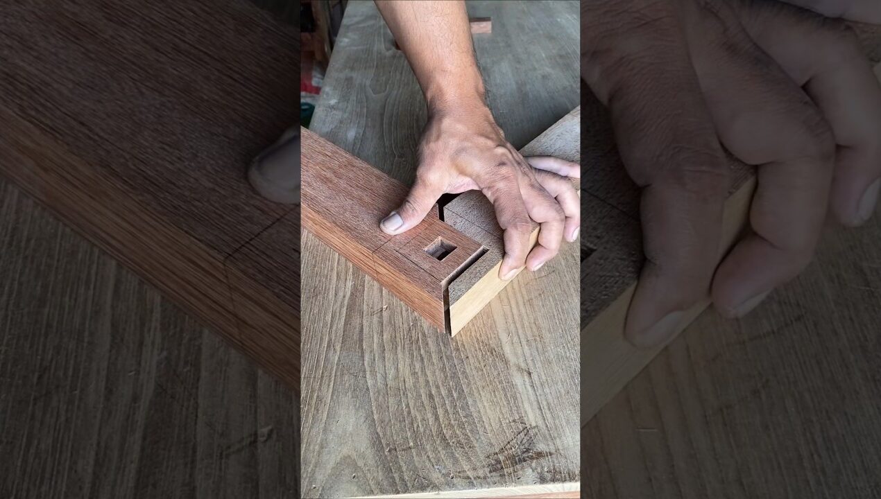 Wood Joint #diy #woodworking #tips #tipsandtricks #carpentry #woodjoint