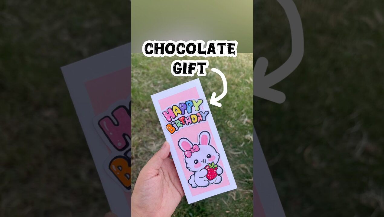🍫DIY Handmade Chocolate gift Idea #giftideas #papercraft   #shorts  #youtubeshorts @meowart15