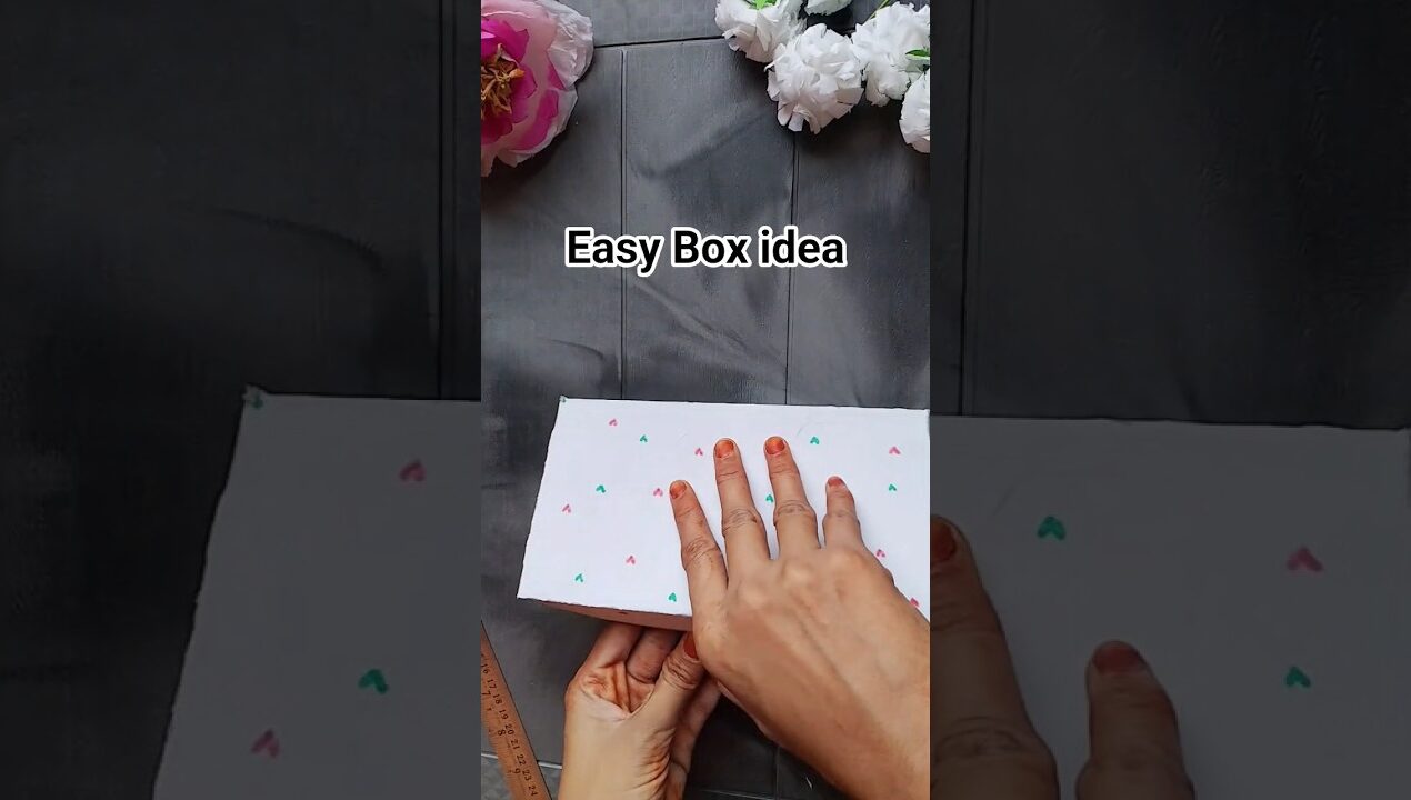 How to make a simple box#shorts #diy #craft #viral #box #short box