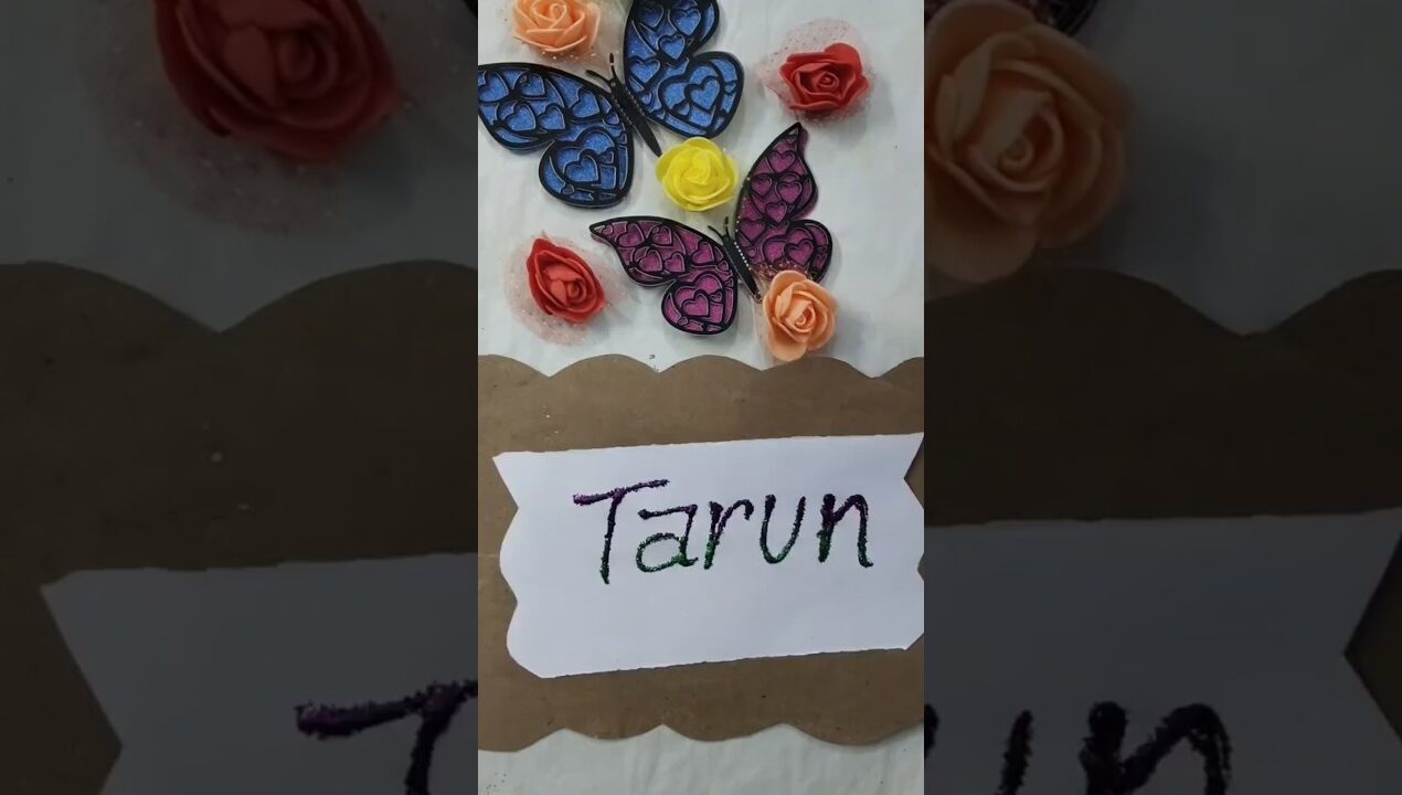 Tarun Naam Kaise Likhe 🎨|#comment#shorts#ytshorts#ytviral#drawing#nameart#nameartvideos