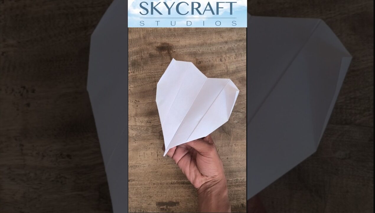 Easy Boomerang Paper Plane 🪃 | Paper Craft That Comes Back #shorts #diy #origami #paper #papercraft