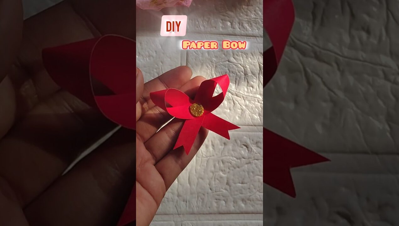 super easy to make cute Bow 🎀 #relatable #diy #craft #shorts #fypシ #fyp #newvideo