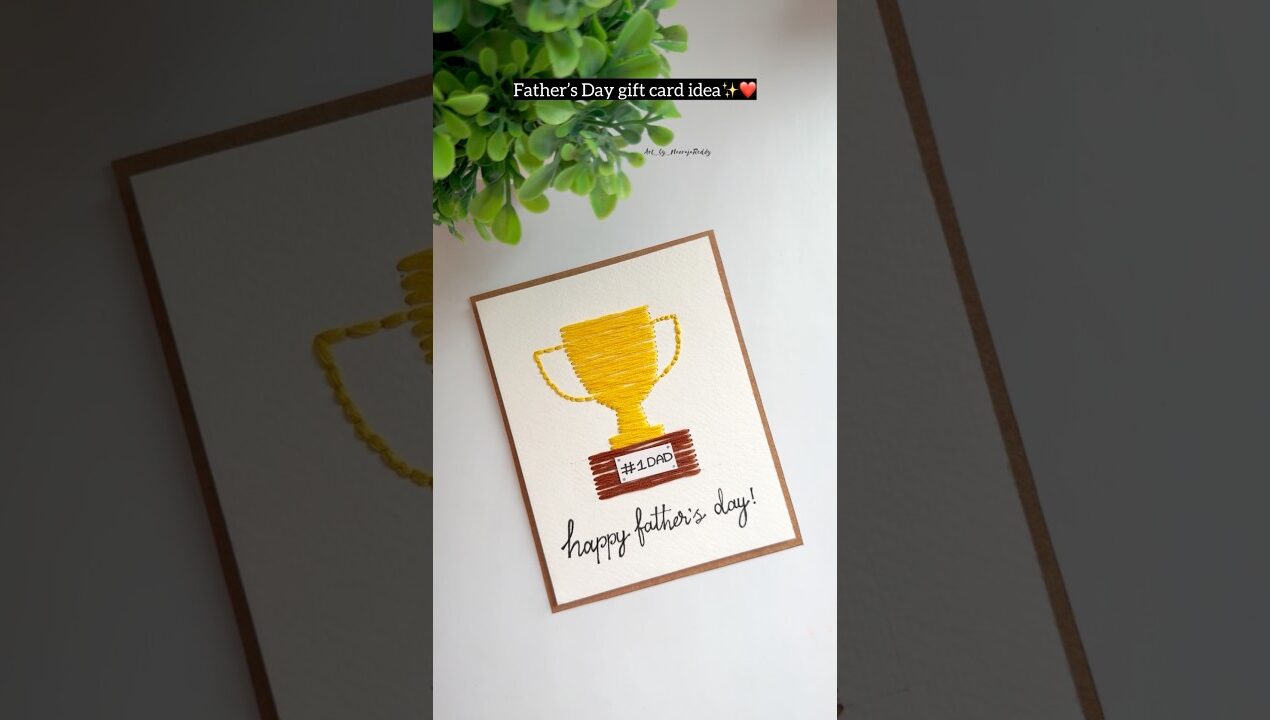 Father’s Day gift card idea✨❤️| easy gift card ideas #diy #craft  #giftideas #handmade #fathersday