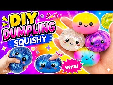 How to make viral dumpling at home / Paper craft/ Easy craft ideasDIY/ school project/art and craft