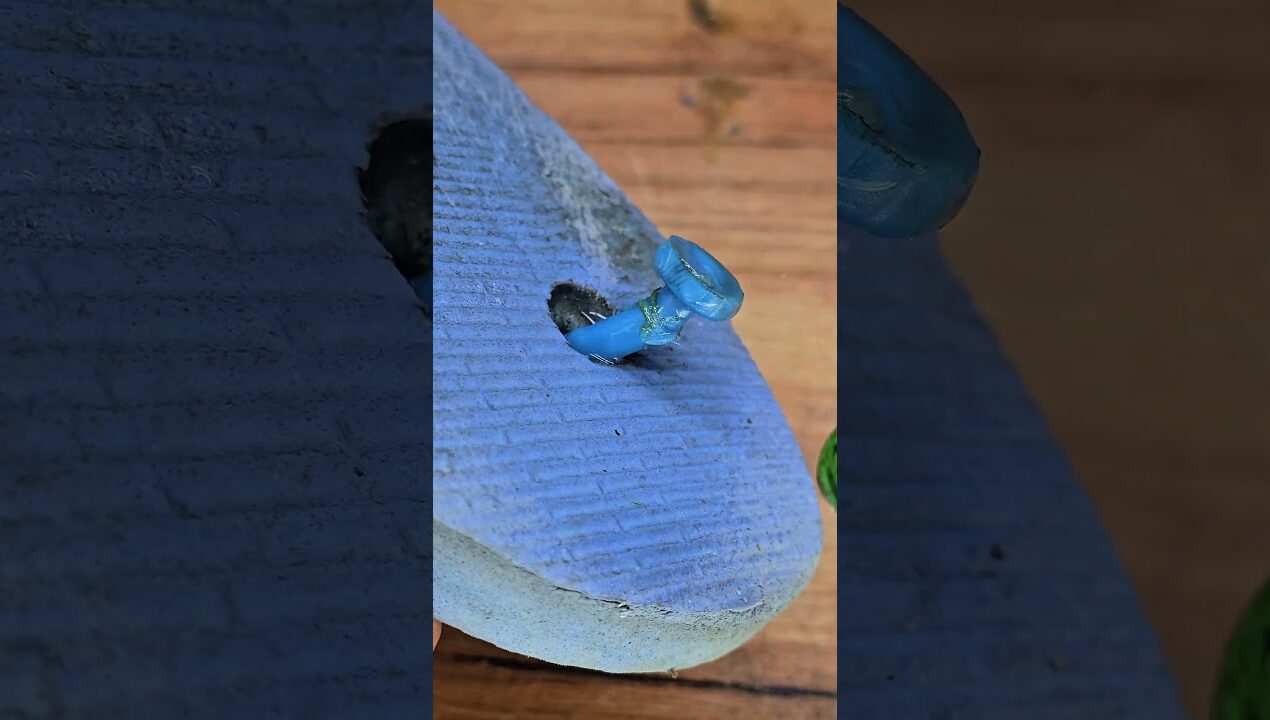 How to Fix a Flip-Flops #tools4life #diy #ideas #fblifestyle