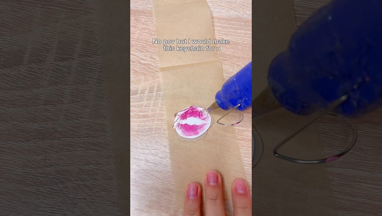 DIY Best keychain idea for your boyfriend 🩷 #noads