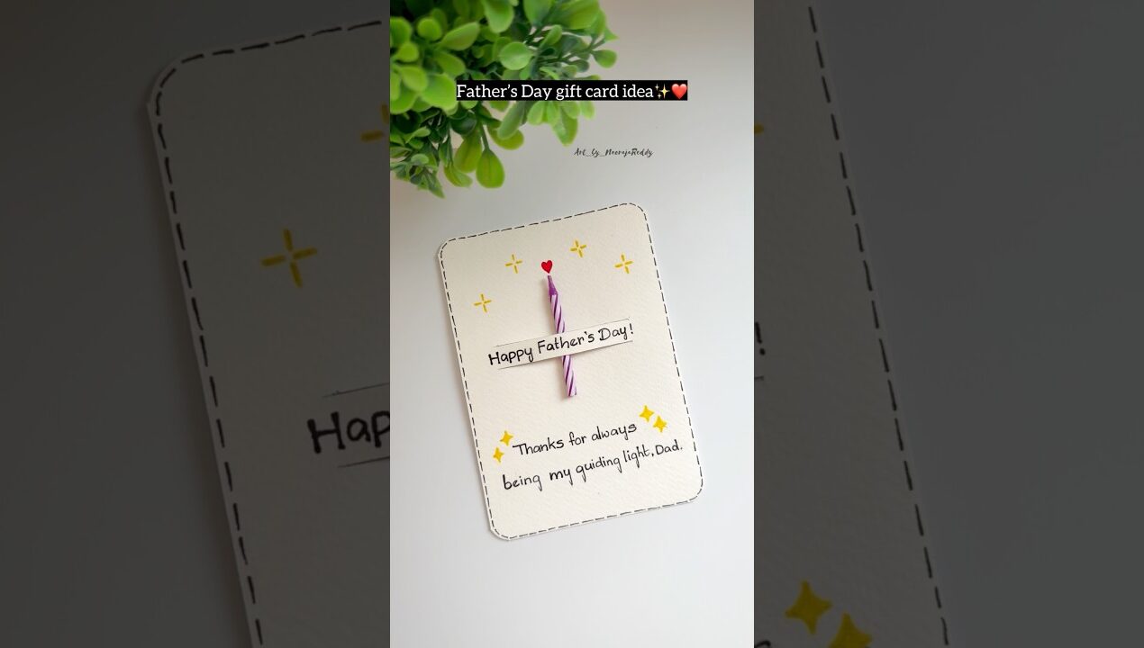 Father’s Day gift card idea✨❤️| easy gift card ideas #diy #craft  #giftideas #handmade #fathersday
