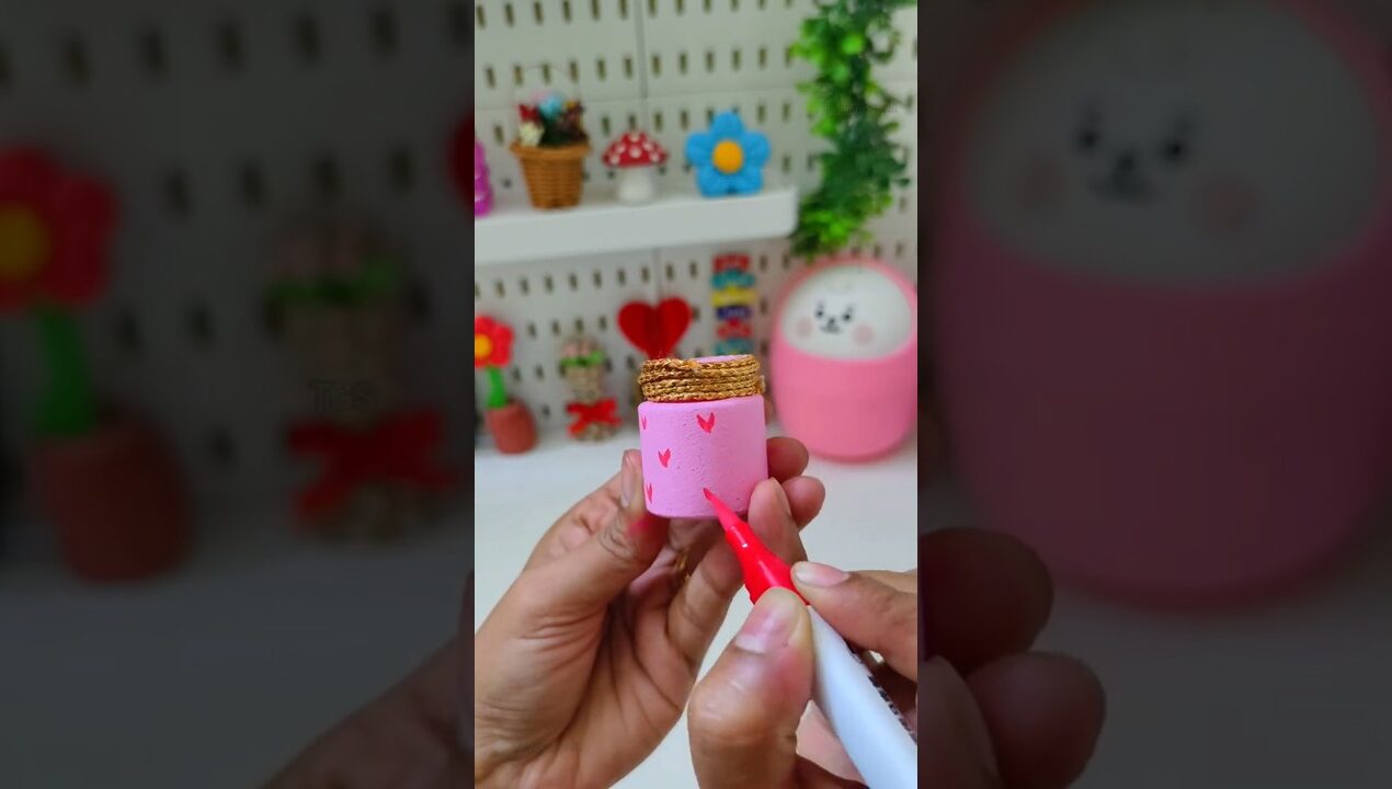 DIY Aesthetic Desk Decor/DIY Crafts✨ #shortsvideo #youtube #trending #diy #malayalam #tamil #decor