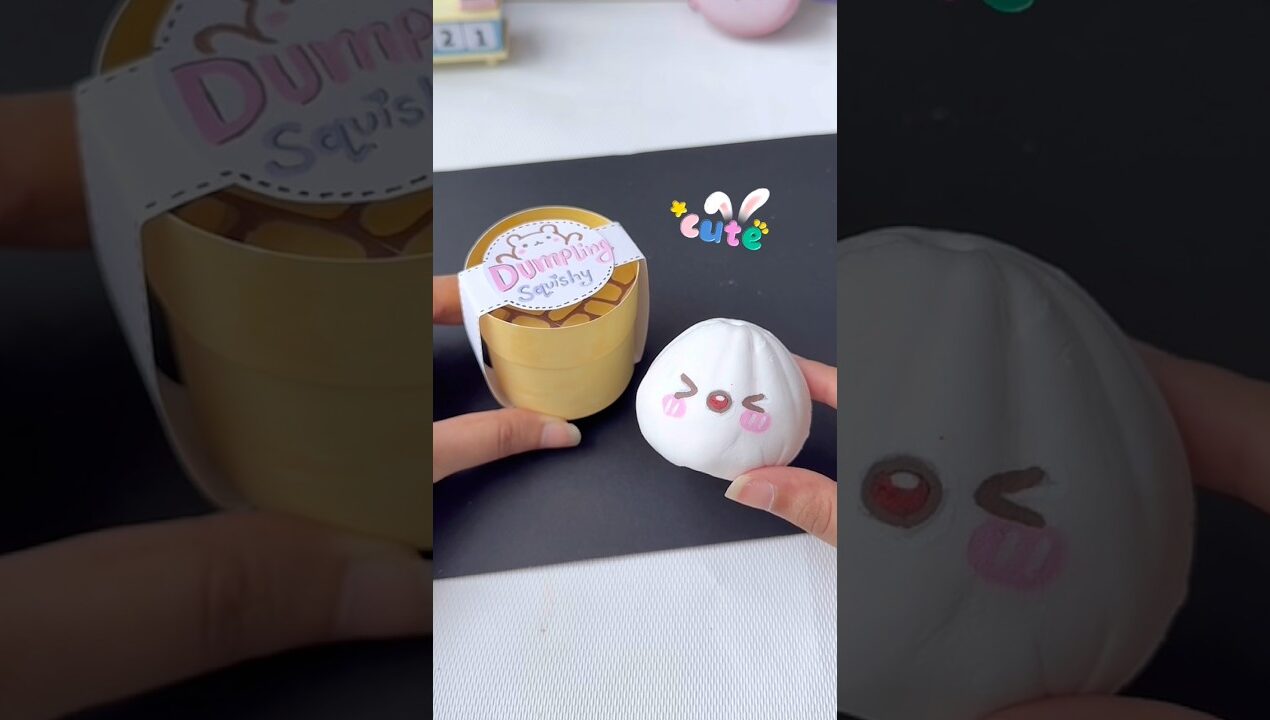 Dumping squishy 😃 #tonniartandcraft #diy #craft #art