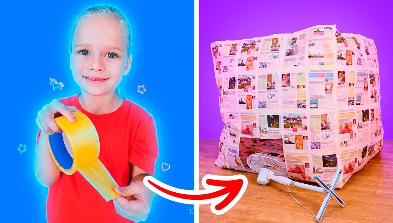 🎨 Fun DIY Ideas for Kids! Crafts, Games And More! 🏠