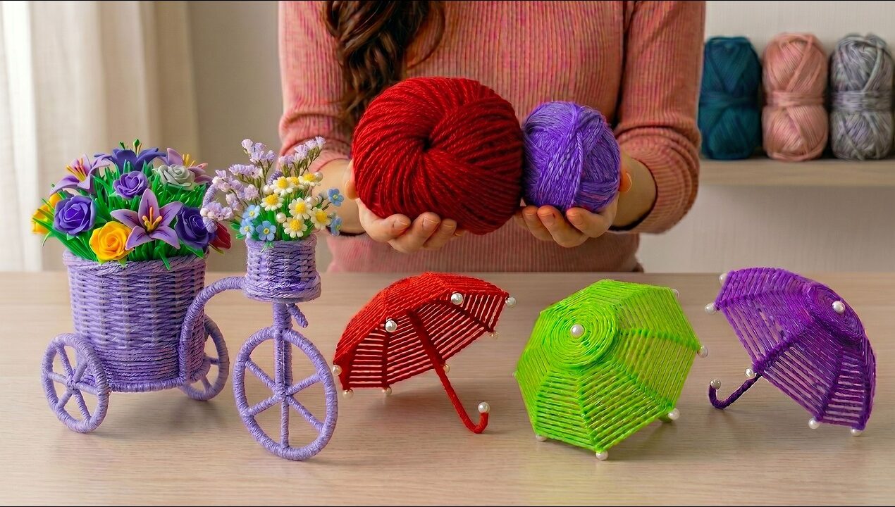 2 INCREDIBLE DIY IDEAS With Wool | I make lots of them and sell them all!