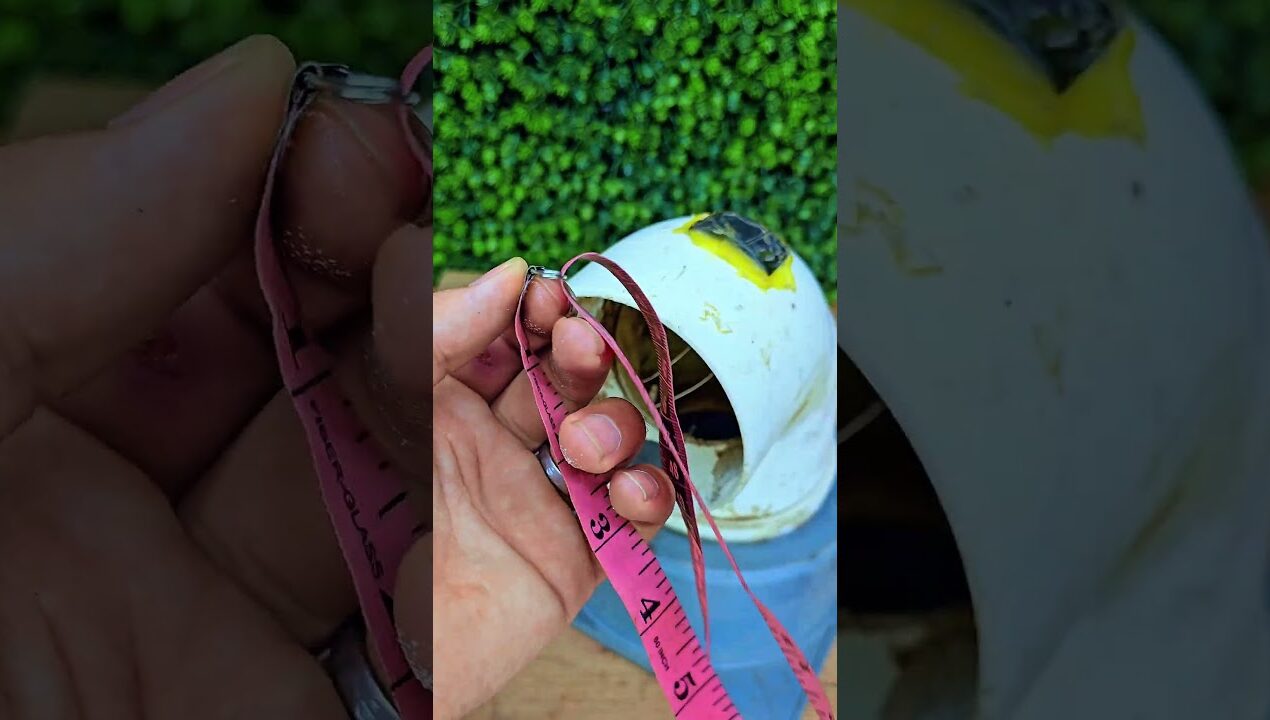 How to Measure a round pvc circle #diy #ideas #howto