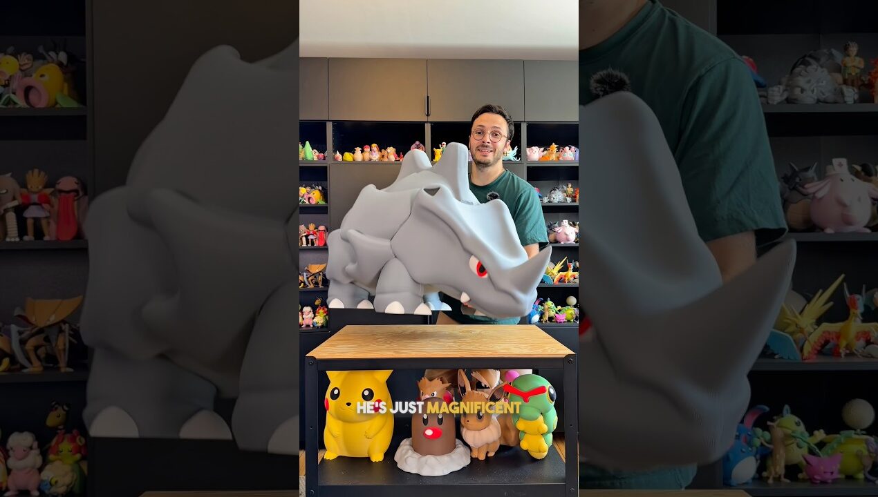 Rhinocorne est INCROYABLE 🫪 #3dprintable #pokemon #3dprinting #impression3d #diy #pokemongo