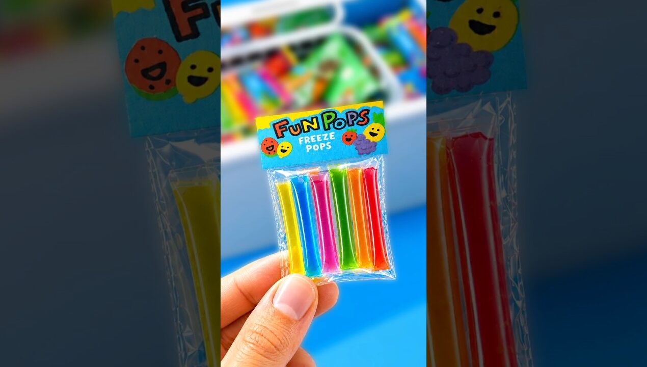 DIY Miniature Ice Pops for Dolls 🧊🌈 by CraftyLicious #shorts #diy #craft #miniature #kawaii #cute