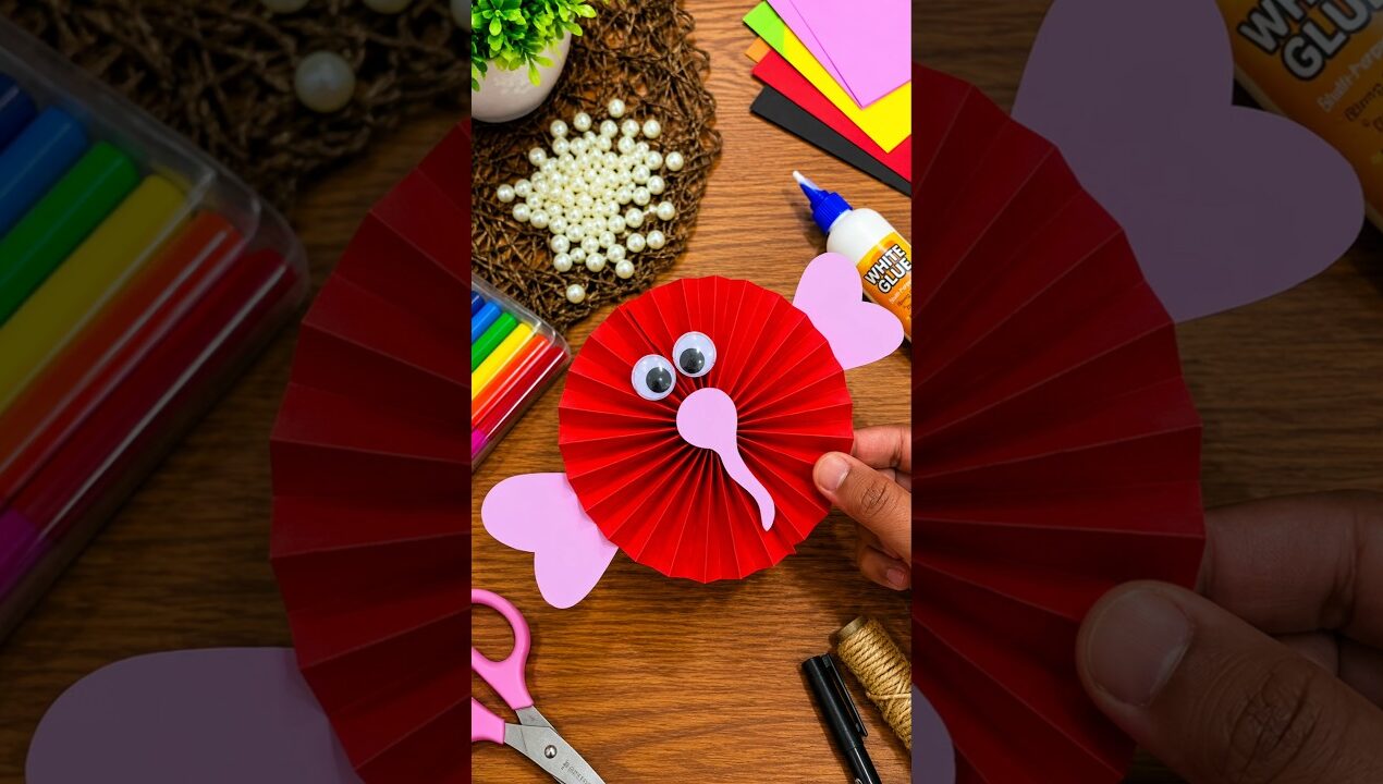 Paper sheet cartoon easy craft ideas for kids #shorts #ytshorts #viral #kids #art #diy #papercraft