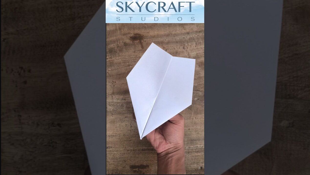 Simple Flying Paper Plane ✈️🔥 | Easy Origami Paper Craft #shorts #diy #paper #origami #papercraft