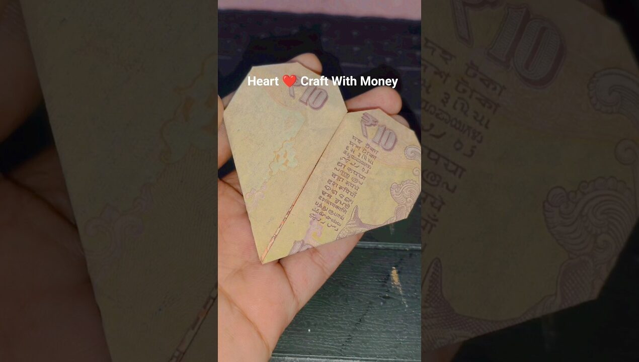Heart Craft#crafts#video#shorts#ytshorts#craftwithmoney#viralvideo
