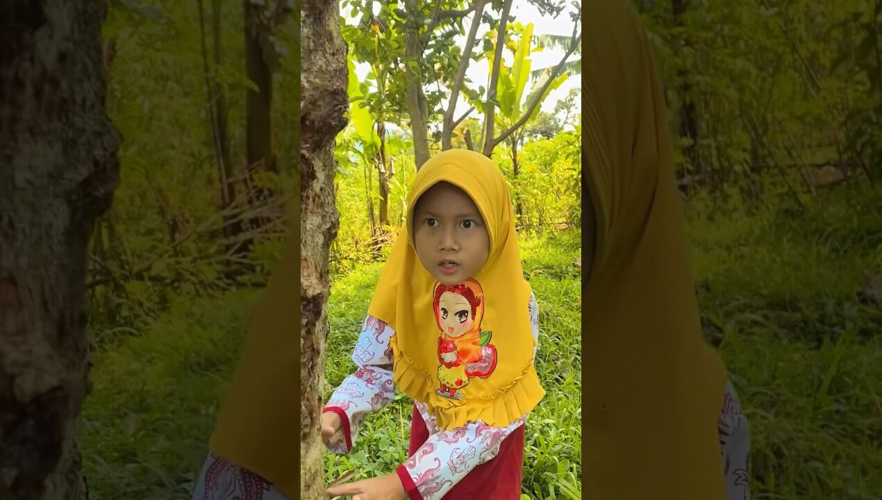 dede ketakutan di kejar hantu #diy #kreatif #viral #art #craft
