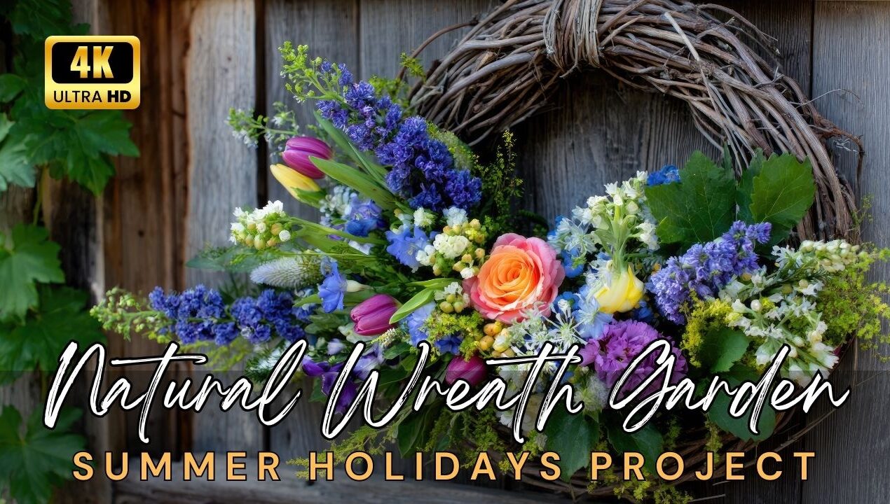 🍃 Creative Natural Wreath Garden Ideas for Your DIY Summer Holidays Project