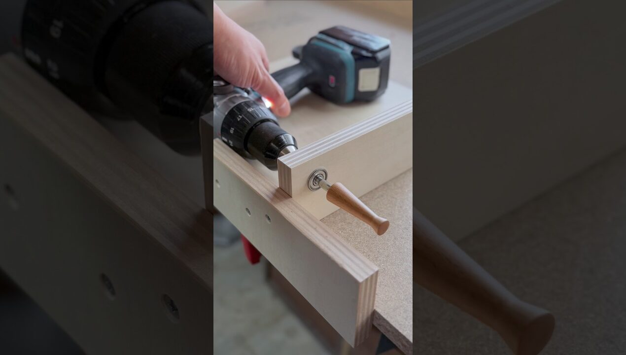 30-Minute DIY Wood Lathe #shorts #woodworking #diy