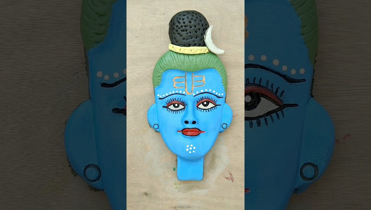 #mahadev #clayart #murtimaking #diy #bholenath #craft