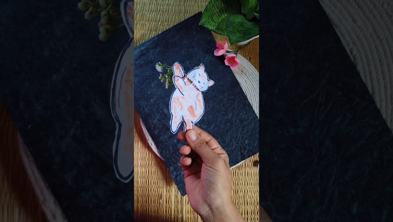 Tadaa 🎉 செம்ம Cute la | DIY Cute Greeting Card 😍 | #diy #shorts #craft #trending #artandcraft