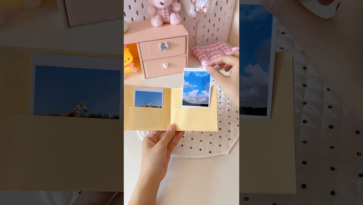 DIY sổ đựng ảnh thẻ #diy #shorts #youtubeshorts