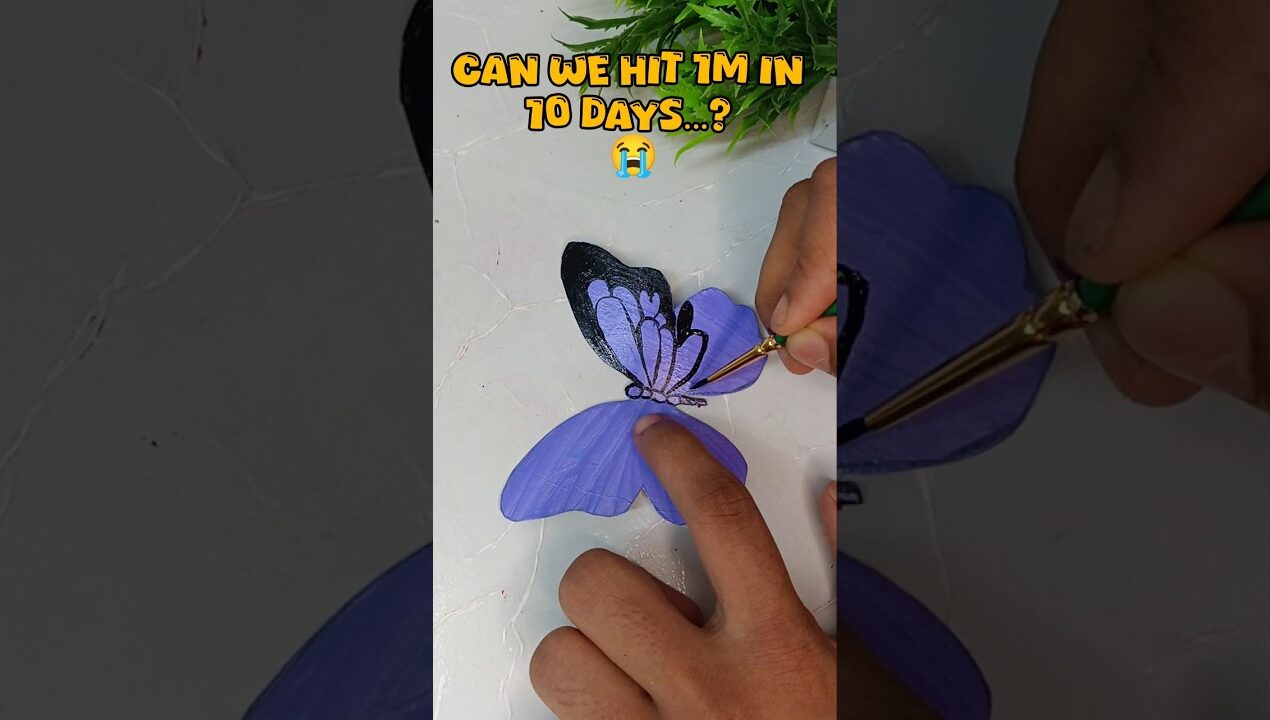 10 ദിവസം – 1 Million അടിക്കുമോ..? 😭🔥malayalam art challenge | wall hanging | table decor