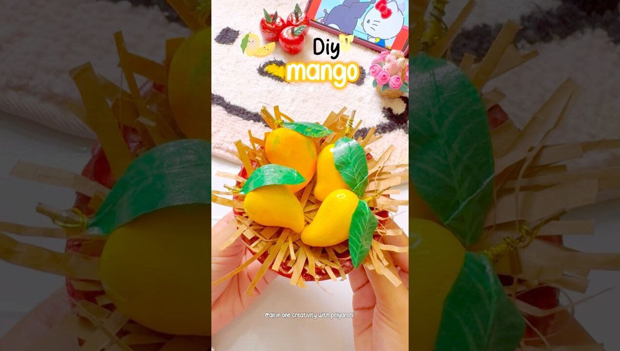 Diy Mango 🥭 #shorts​ #viral​  #viralshort​ #reuse​ #diy​ #handmade​  #crafting​ #trending