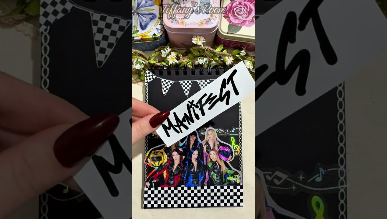 Satisfying Manifest Amatör (Amateur) Scrapbooking #asmr #aesthetic #diy