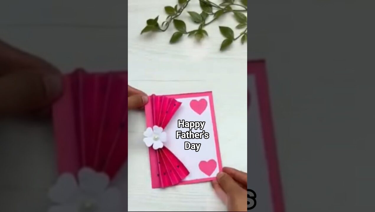 Easy & Beautiful Father’s Day Card 💙 | DIY Gift Idea | How to Make Father’s Day Card
