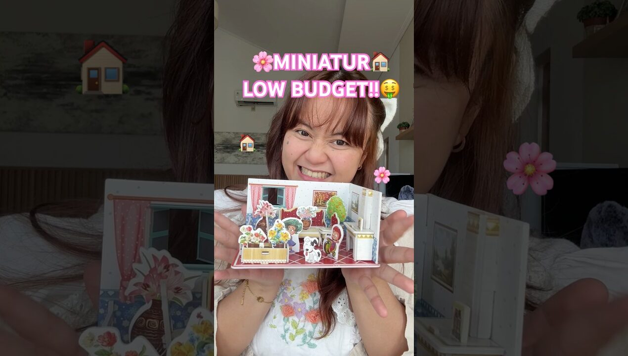 Asik Juga nich! 🌸🏠 #miniatur #diy #craft #art #mainan