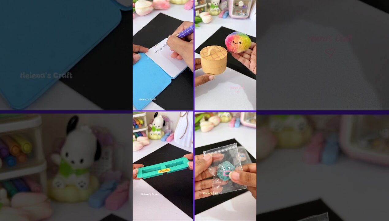 4 Creative Craft Ideas 🤩 #diy #shorts #craft #helenascraft #diyideas