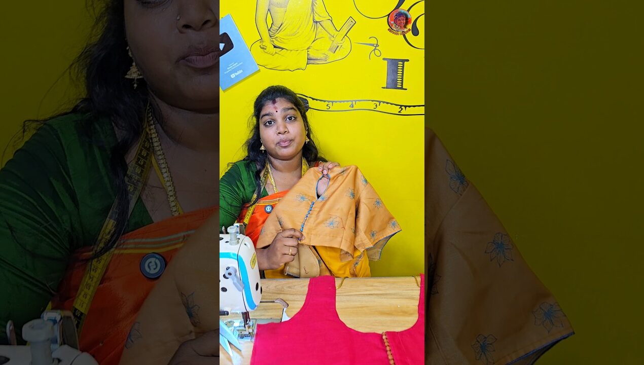 how to make potli botton on blouse #diy #sewing #shreejaulagam
