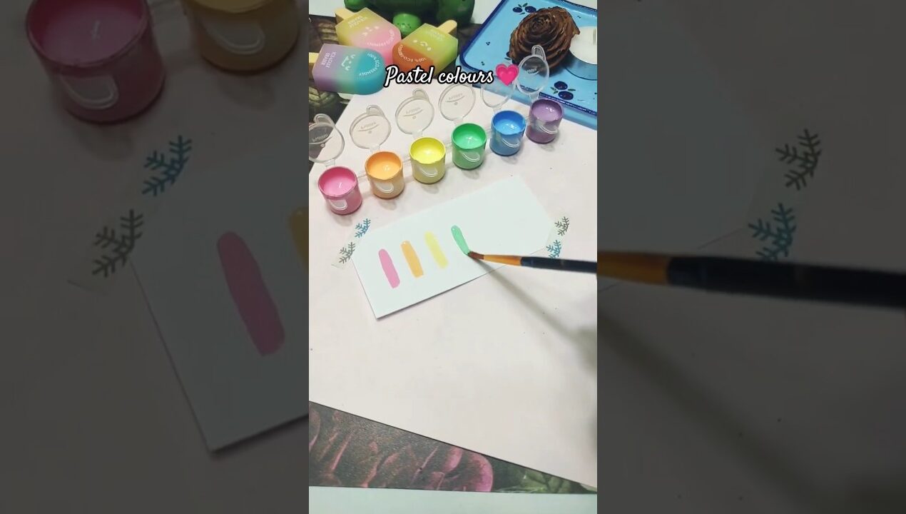 Let's make Pastel colours ✨💗#shorts #craftynaz #diy #asthetic #easydiy #pastelcolors
