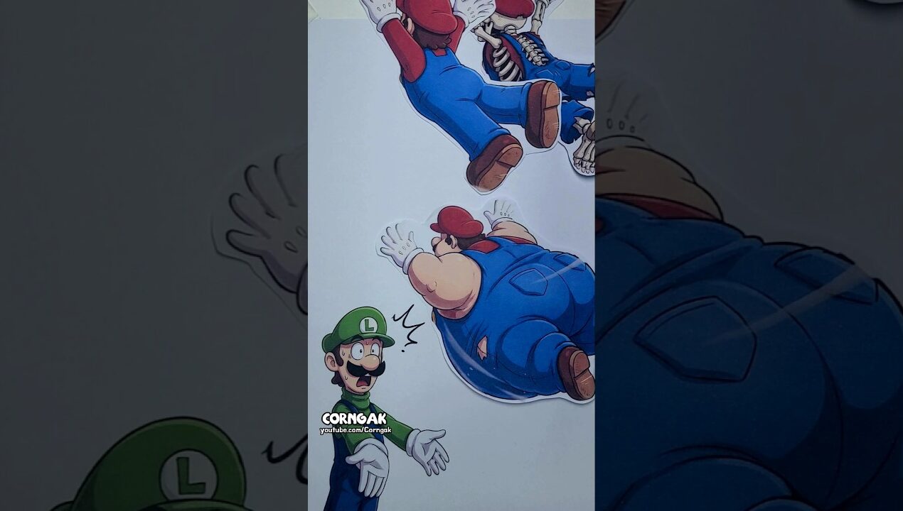 Super Mario Galaxy Easy Paper Craft 🎮 | Smart DIY Idea That Works  #mario #luigi #supermario