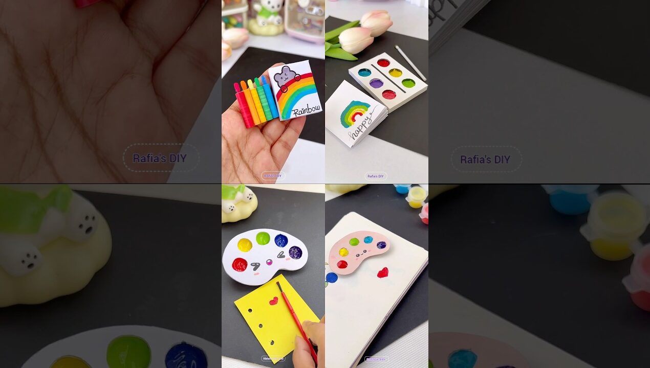 😍 4 Creative Craft Ideas #diy #rafiasdiy #craft #diycraft #youtubeshorts #shorts #cute