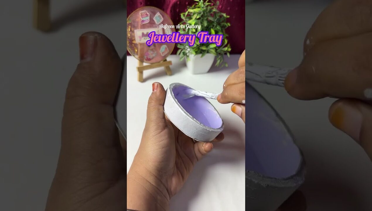 DIY Jewellery Tray #shorts #viral #diy #trending #shortsfeed #craft