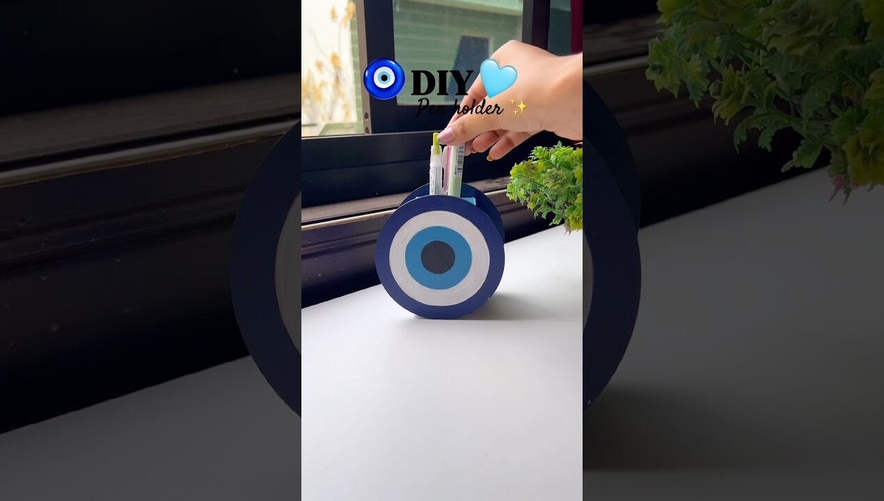 🫨DIY🧿pen holder 😍 #art #shorts #viral #shortvideo #trending