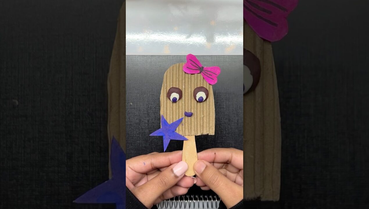 Easy paper icecream craft ideas for kids #viral #trending #shorts #ytshorts
