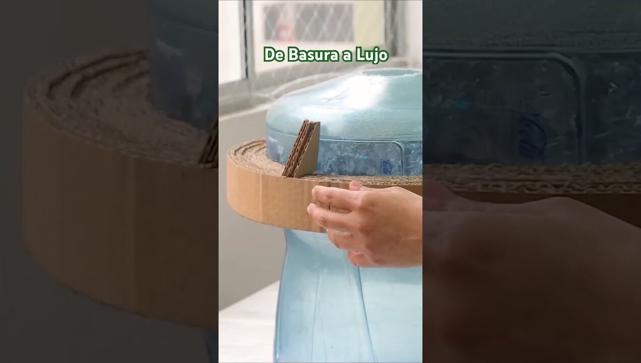 Ingeniosa transformación de una botella plástica #diy #ideas #manualidades #homedecor
