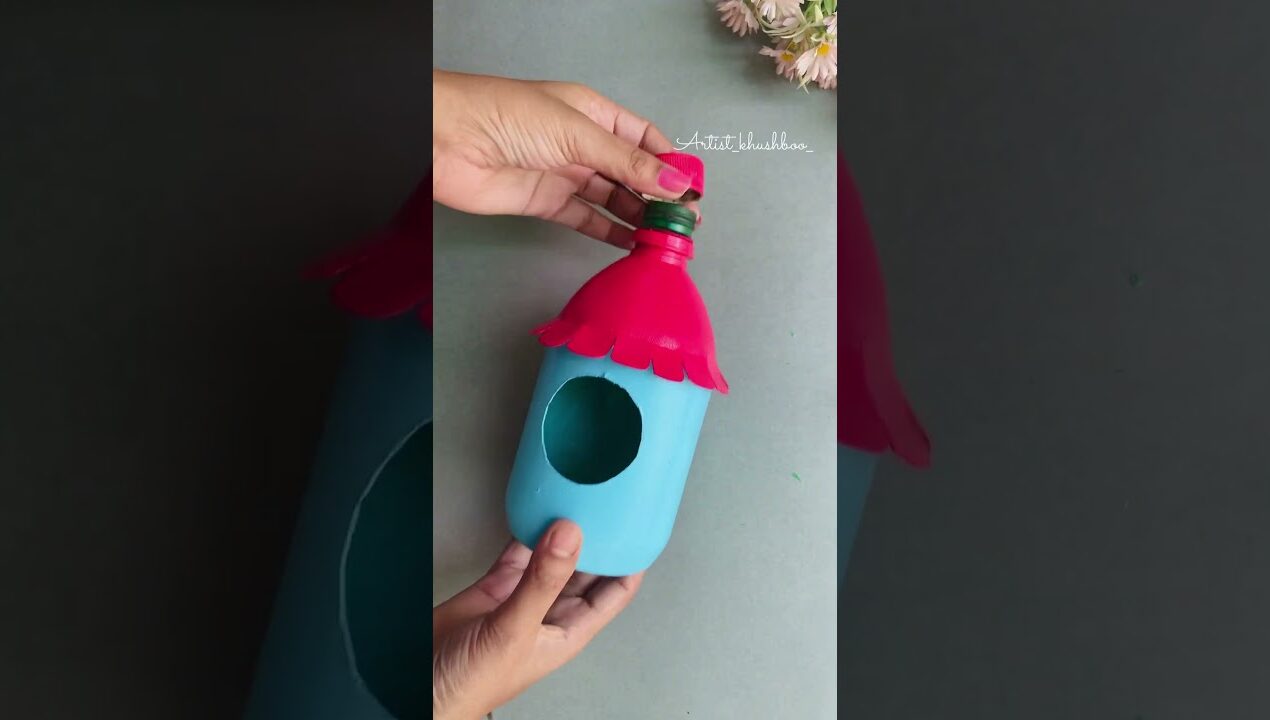 DIY Bird House/Plastic bottle reuse ideas #youtubeshorts #shorts #birdnest #diy #craft