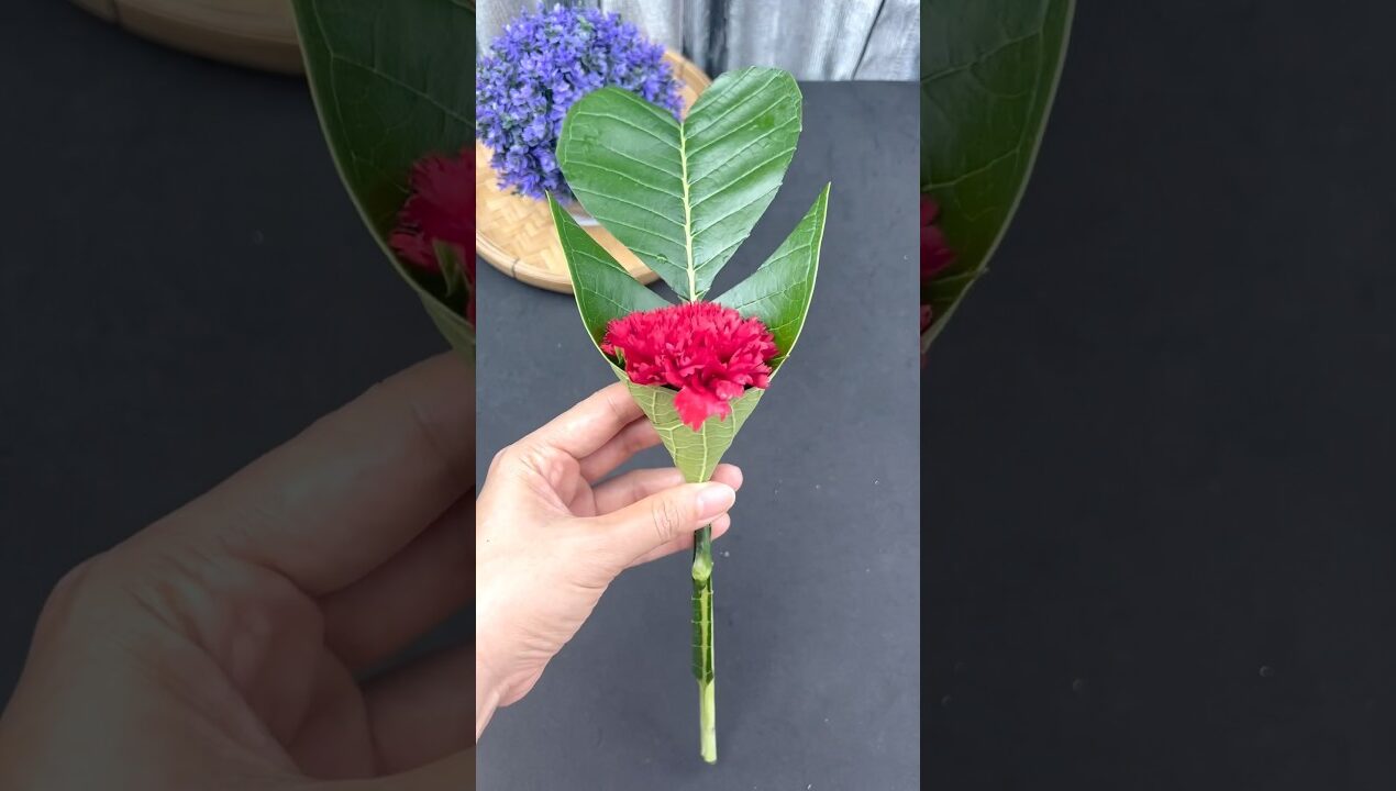 ตัดใบไม้ #leafart #diy