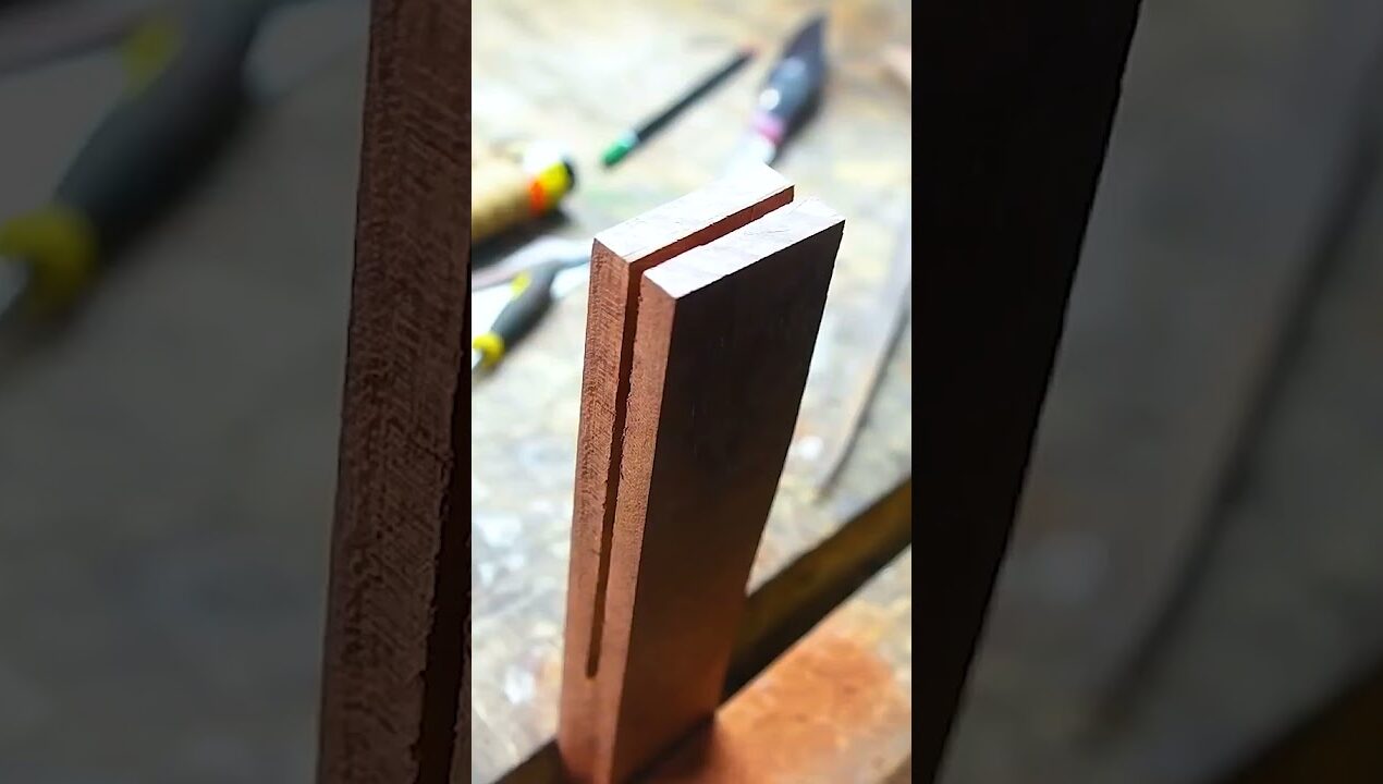 Making a Giant Razor Blade Knife #diy #woodworking