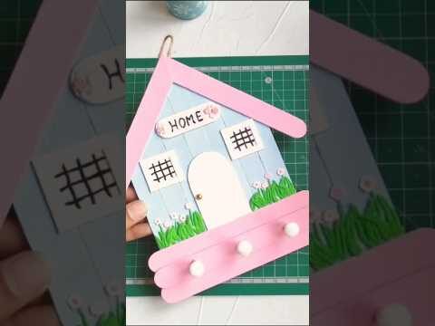 DIY key holder #craft #diy #ideas #creative #youtubeshorts …